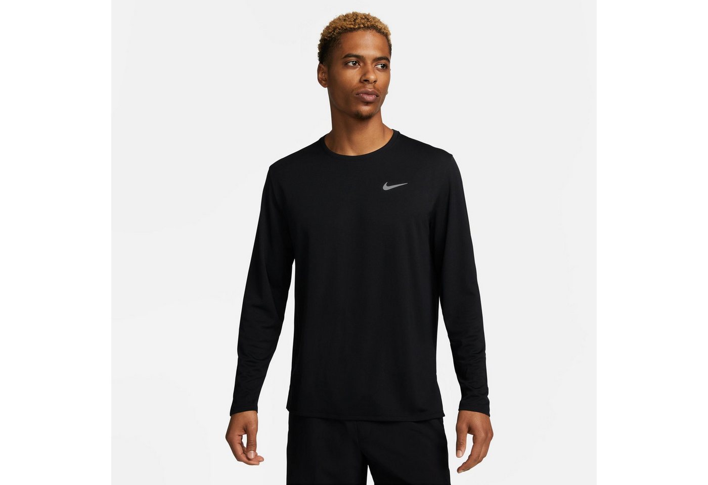 Nike Langarmshirt Nike Herren Laufoberteil Miler Dri-FIT UV Lo FB7070