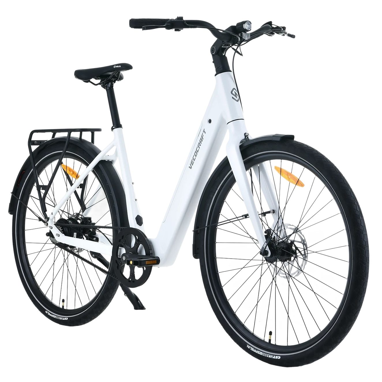 VECOCRAFT E-Bike Cityrad LUNA 1.0 360Wh 28 zoll e bike damen Riemenantrieb TORQUE SENSOR, 1 Gang, Heckmotor, 360 Wh