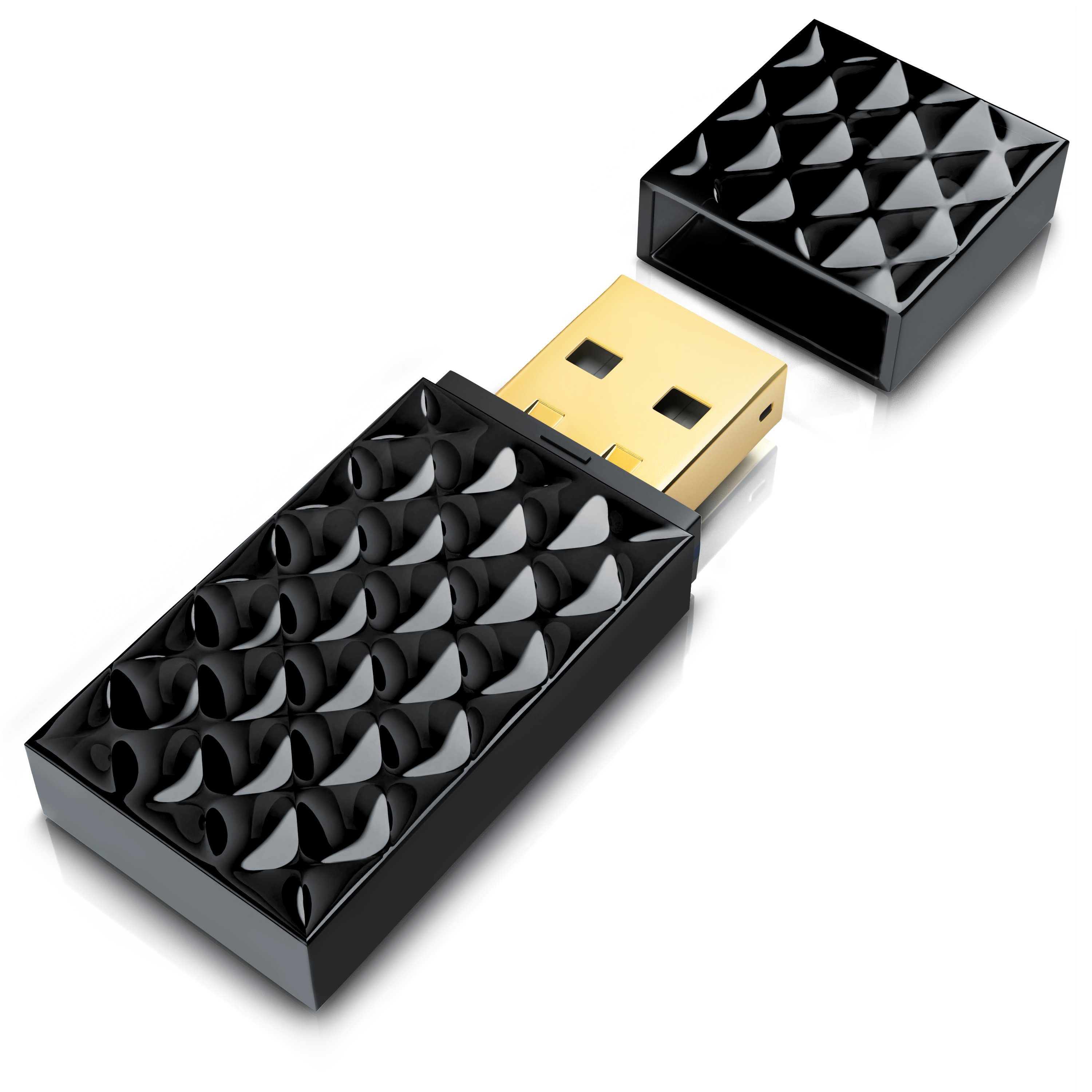 CSL WLAN-Dongle AC450 WIFI Dual Band Stick, 433 MBit/s, 2,4 GHz / 5 GHz, 802.11ac, WPS, Wi-Fi Direct, SoftAP, Infrastruktur-Netz, Status-LED, Windows