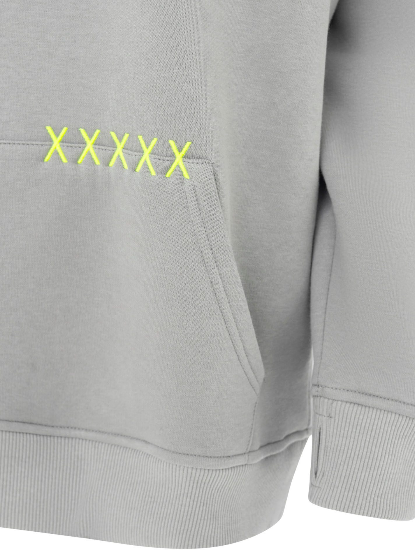 Zwillingsherz Hoodie "Smile Cross" Statement Schriftzug, Stickerei, Kapuze, Kängurutasche – Bild 5 von 5