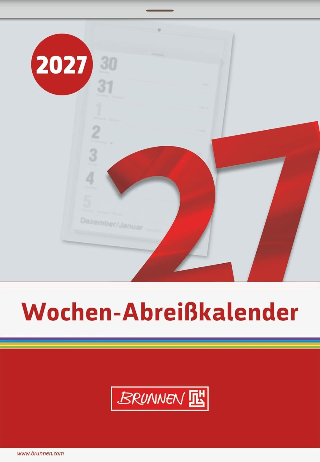 BRUNNEN Abreißkalender BRUNNEN Abreißkalender 2027 Nr. 25, 105×146 mm