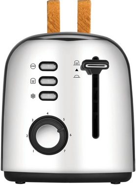 Unold Toaster 2er Retro 38326, 2 kurze Schlitze, 950 W