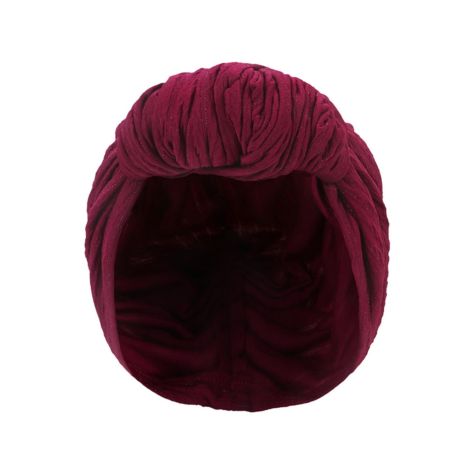Blusmart Stirnband Modische Baumwolle, Stirnband Knotenmütze, Elastische Damen, rosarot Mütze Für