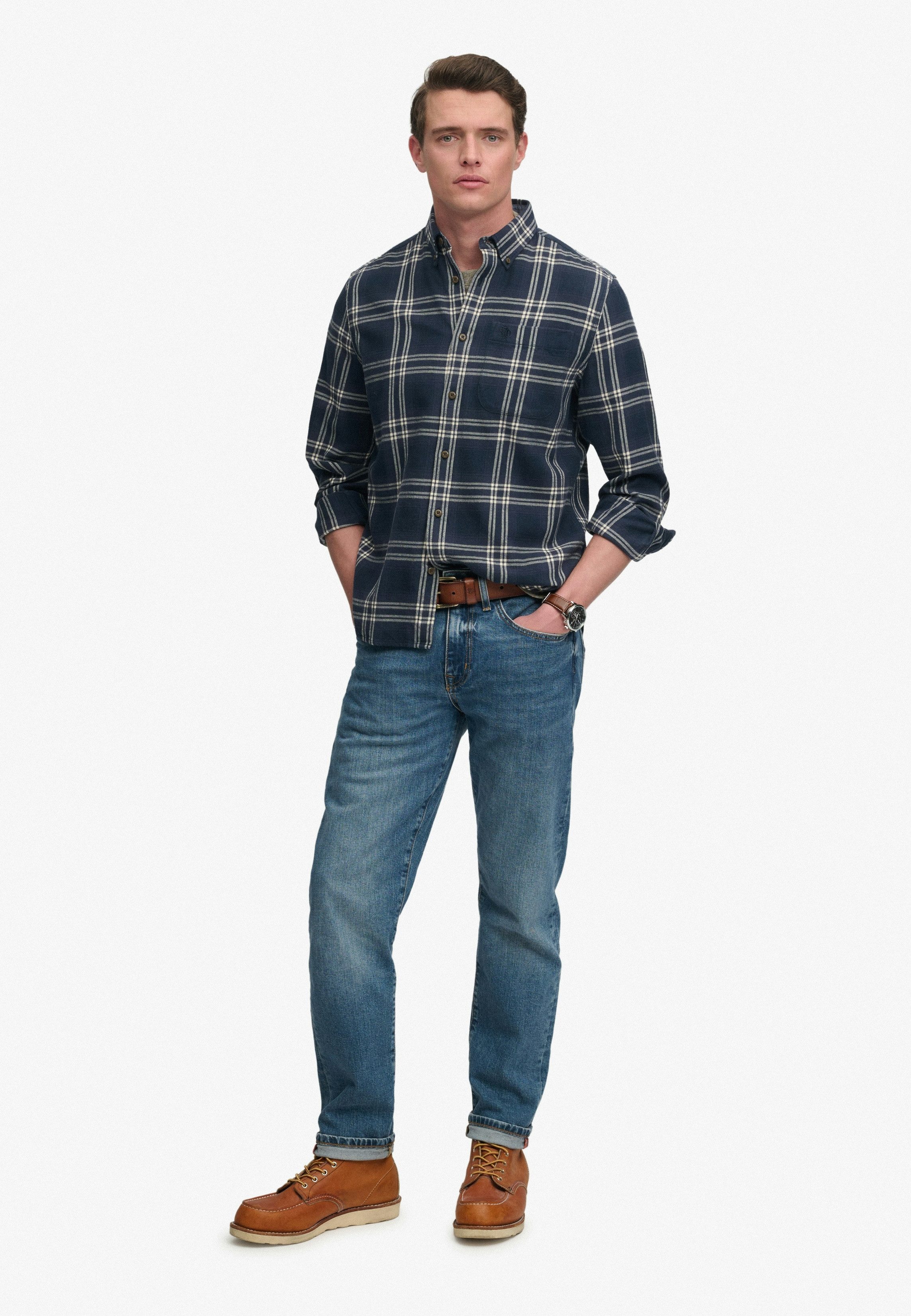 Superdry Langarmhemd L/S COTTON LUMBERJACK SHIRT Baumwolle, regular fit – Bild 5 von 5