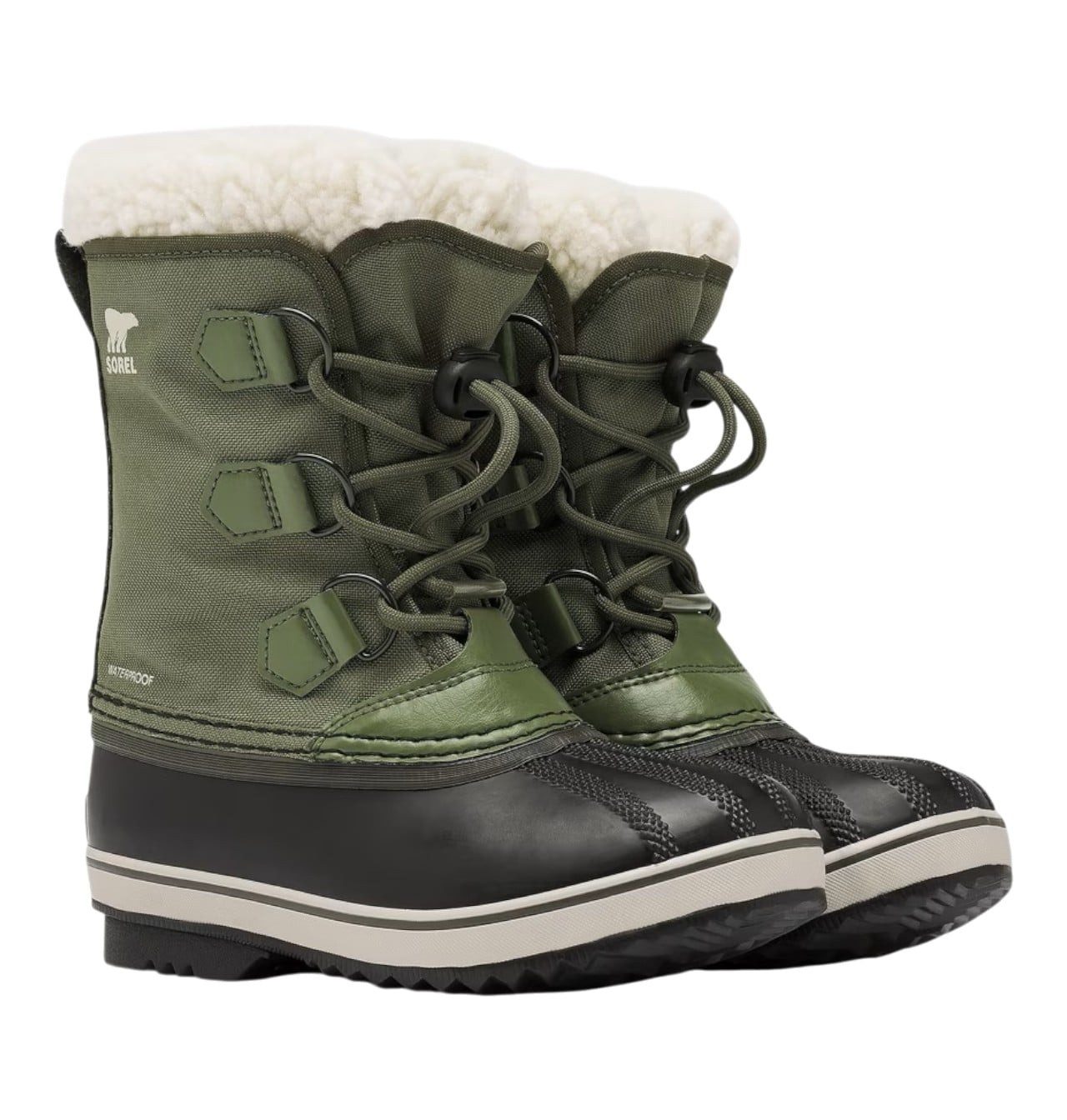Sorel Yoot Pac Nylon WP (waterproof, wasserdicht) grün Kinder/Jugendliche Winterstiefel