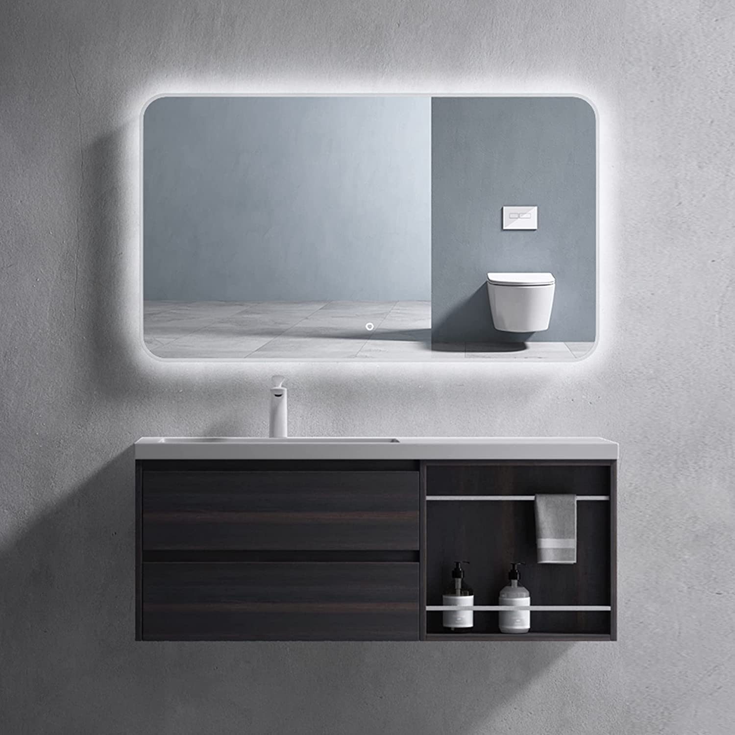 doporro Badmöbel-Set Design Badmöbel Waschplatz Badmöbel-Set günstig online kaufen