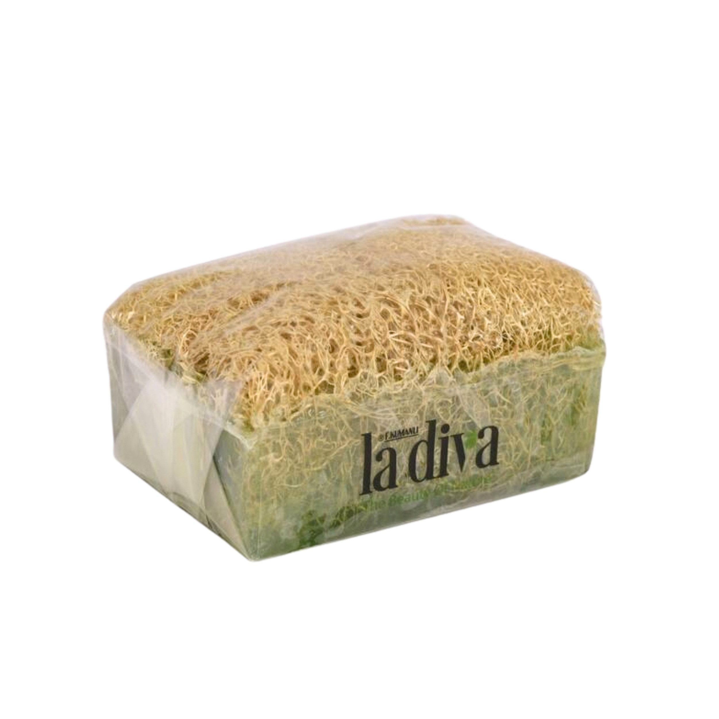 Handseife Seife (130g) mit Luffa Schwamm Aloe Vera, wohlriechend und handlich