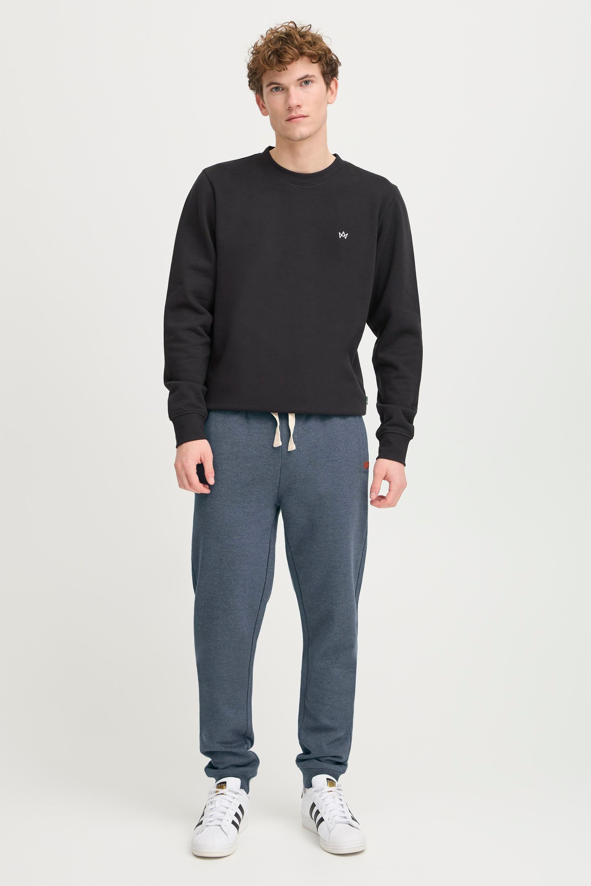 Blend Jogginghose BHTilo Gemütliche Sweathose mit kontrastfarbenen Tunnelzug