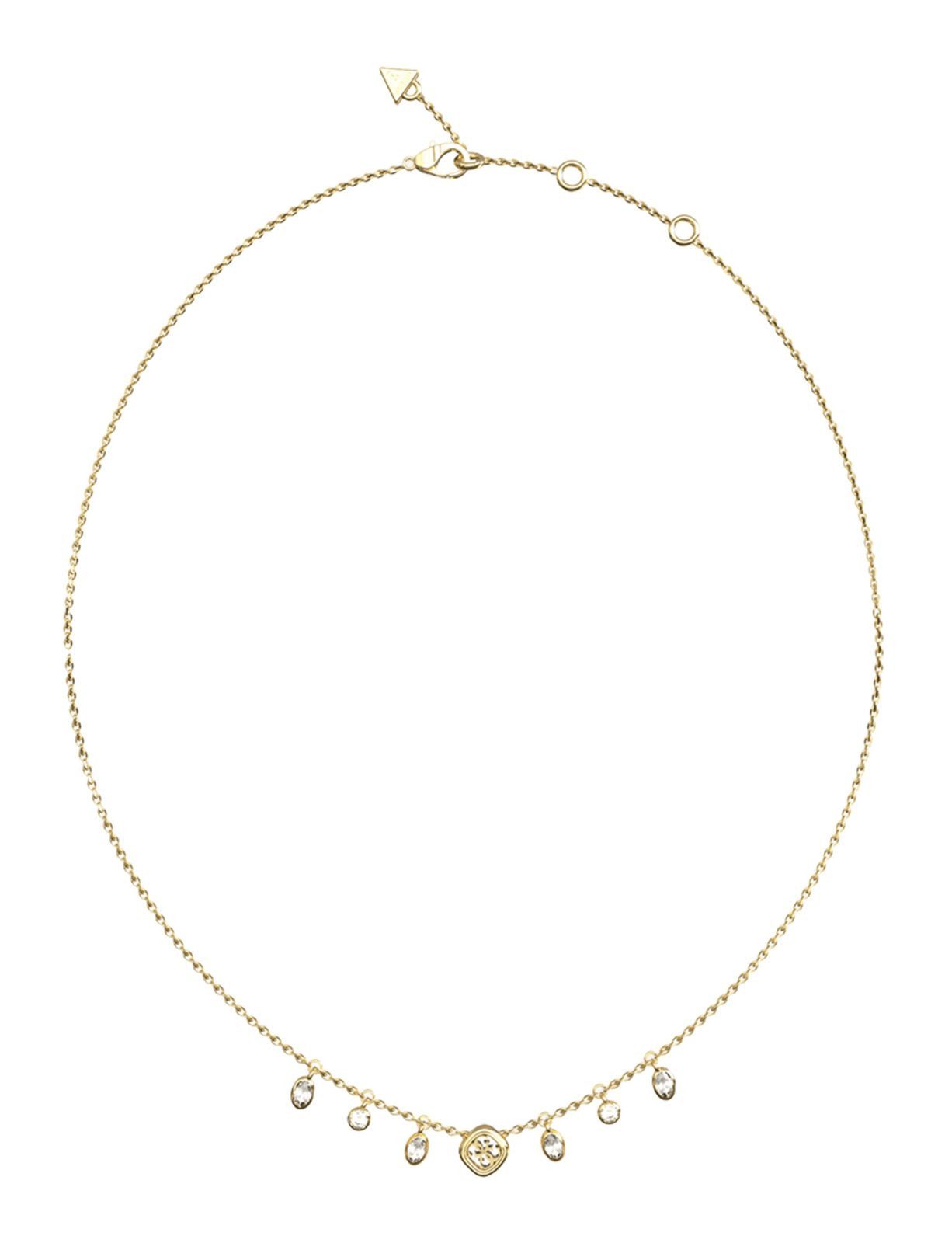 Guess Gliederkette 16-18" Crystals & 4G Necklace
