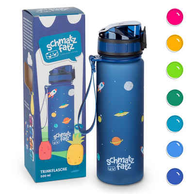 Klarstein Trinkflasche SMF5-TF500nvyspace, Kinderflasche 500 ml Kindergarten Outdoor Schule Sport