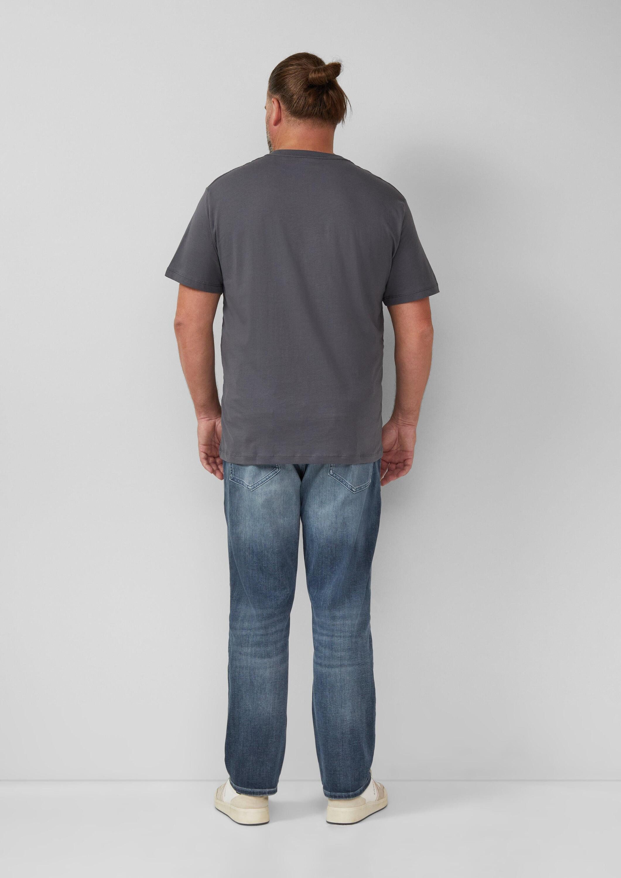 s.Oliver Kurzarmshirt T-Shirt T-Shirt mit Discovery™-Print