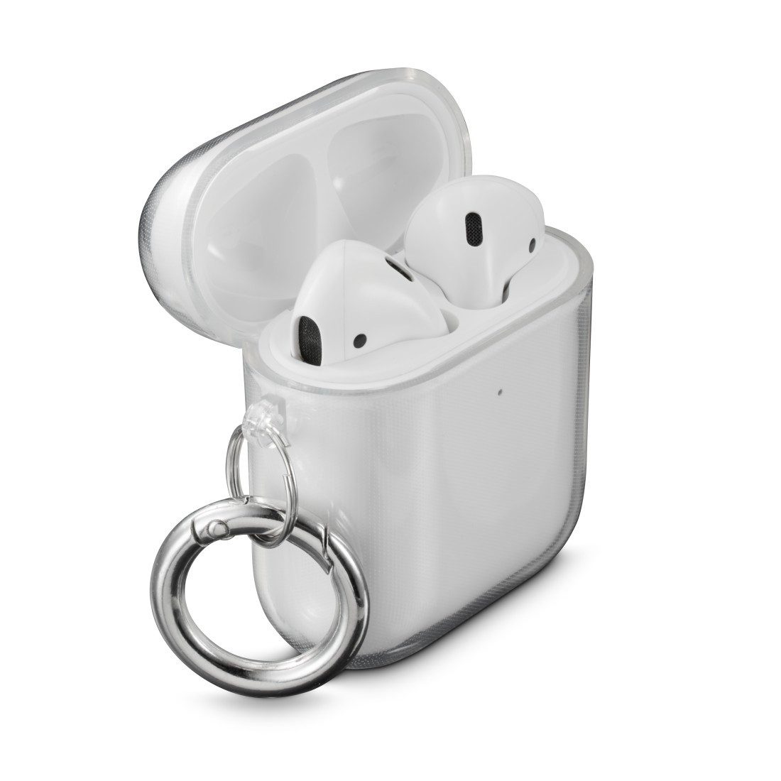 Hama Kopfhörer-Schutzhülle Schutzhülle "Always Clear" für Ladecase Apple AirPods 1./2. Gen.
