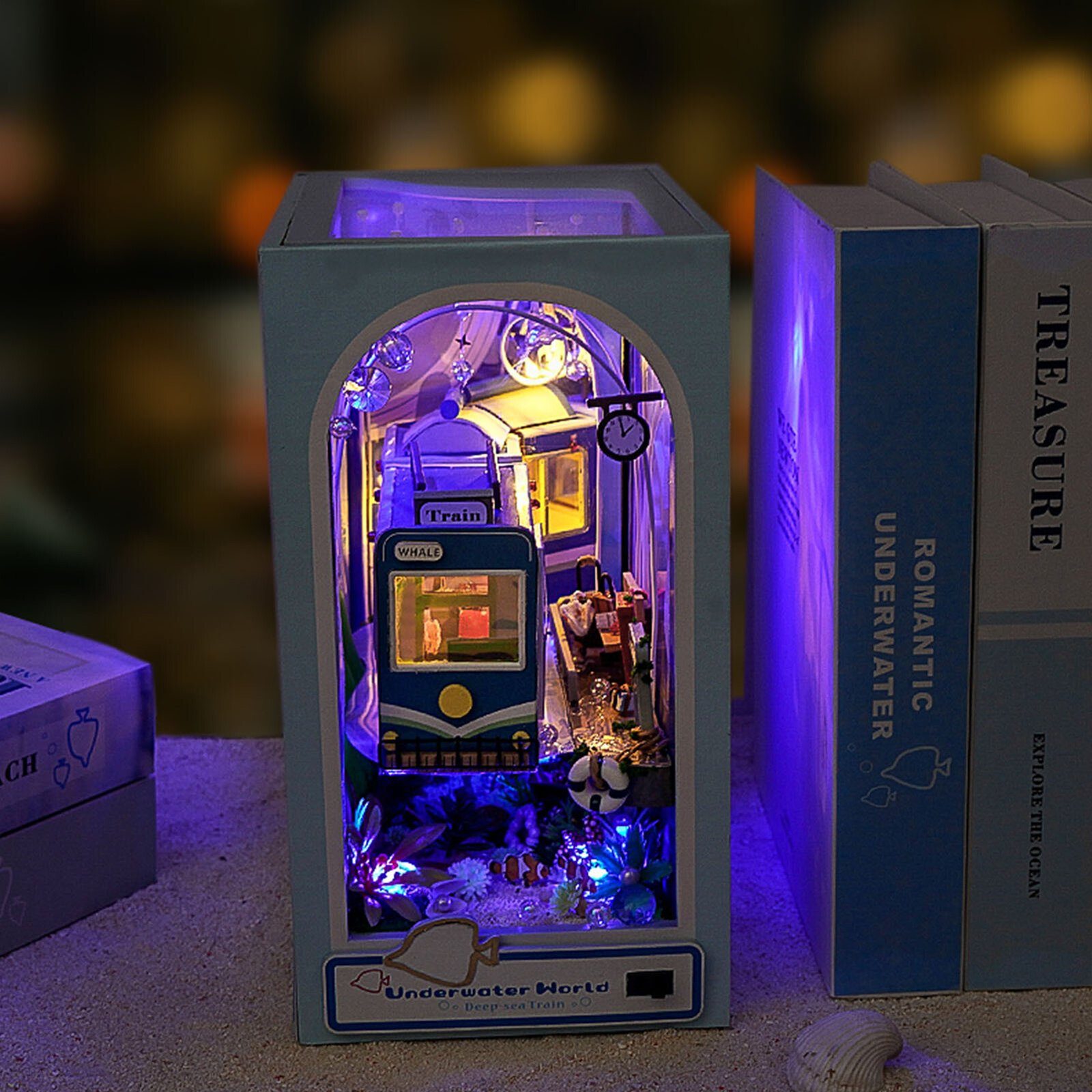 SEEZSSA 3D-Puzzle DIY Buchständer aus Holz günstig online kaufen