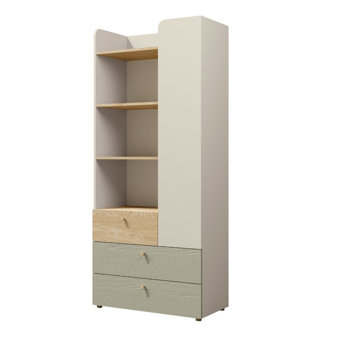 Compleo Kleiderschrank Spielzeugschrank, Moderne Kindermöbel fürs Kinderzimmer SKY