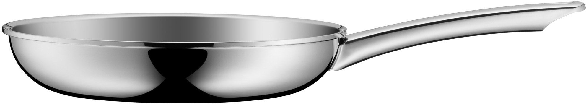 WMF Bratpfanne Profi Resist, Cromargan® Edelstahl Rostfrei 18/10 (1-tlg), Pfanne mit PTFE-Antihaftbeschichtung, Induktion