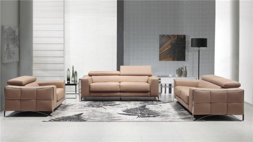JVmoebel Sofa Weiß Couch Polster XXL Big 3 Sitzer (ohne 2+1) Sofas