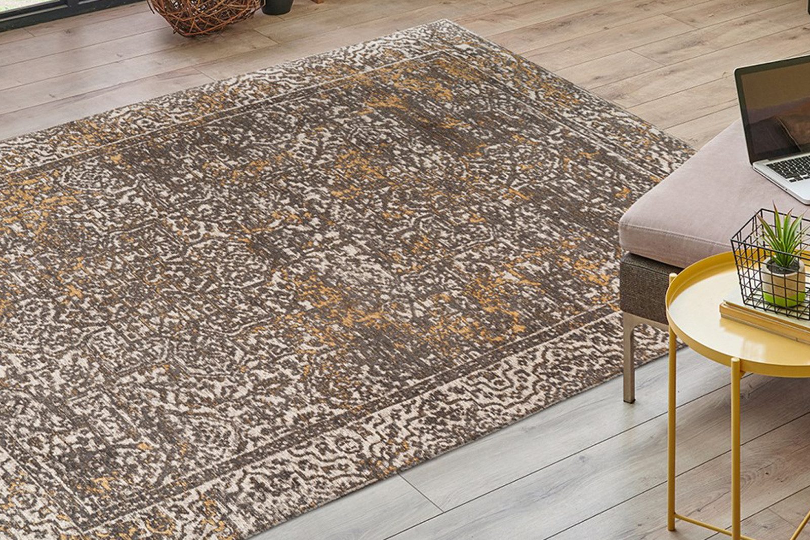 Kayoom Teppich Davio 200, rechteckig, Höhe: 13 mm