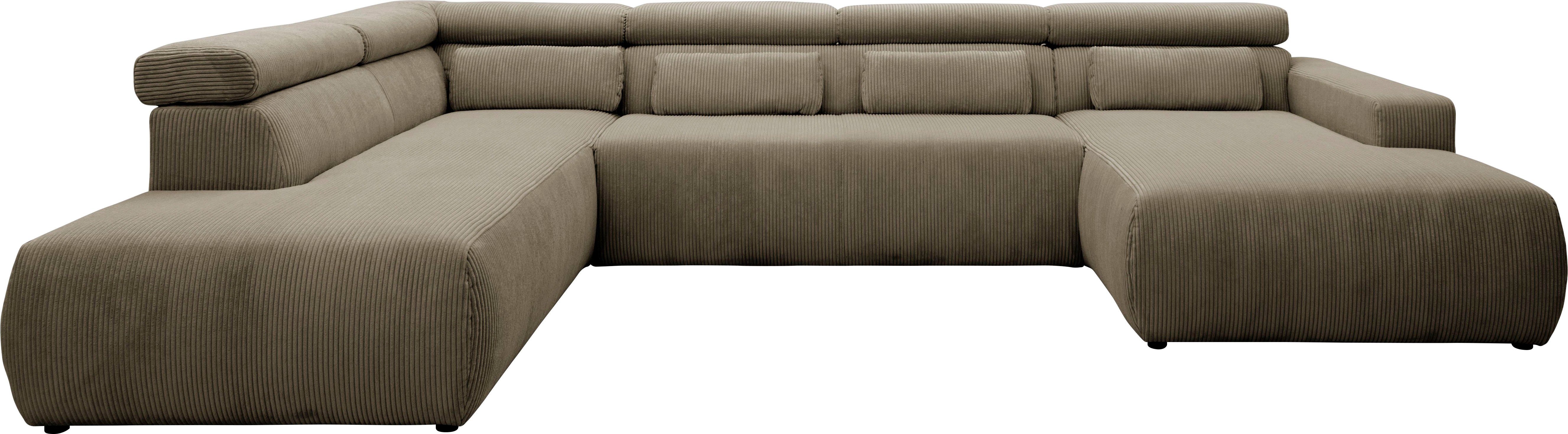 DOMO collection Wohnlandschaft "Brandon, whlw. mit Sitztiefenverstellung, w günstig online kaufen