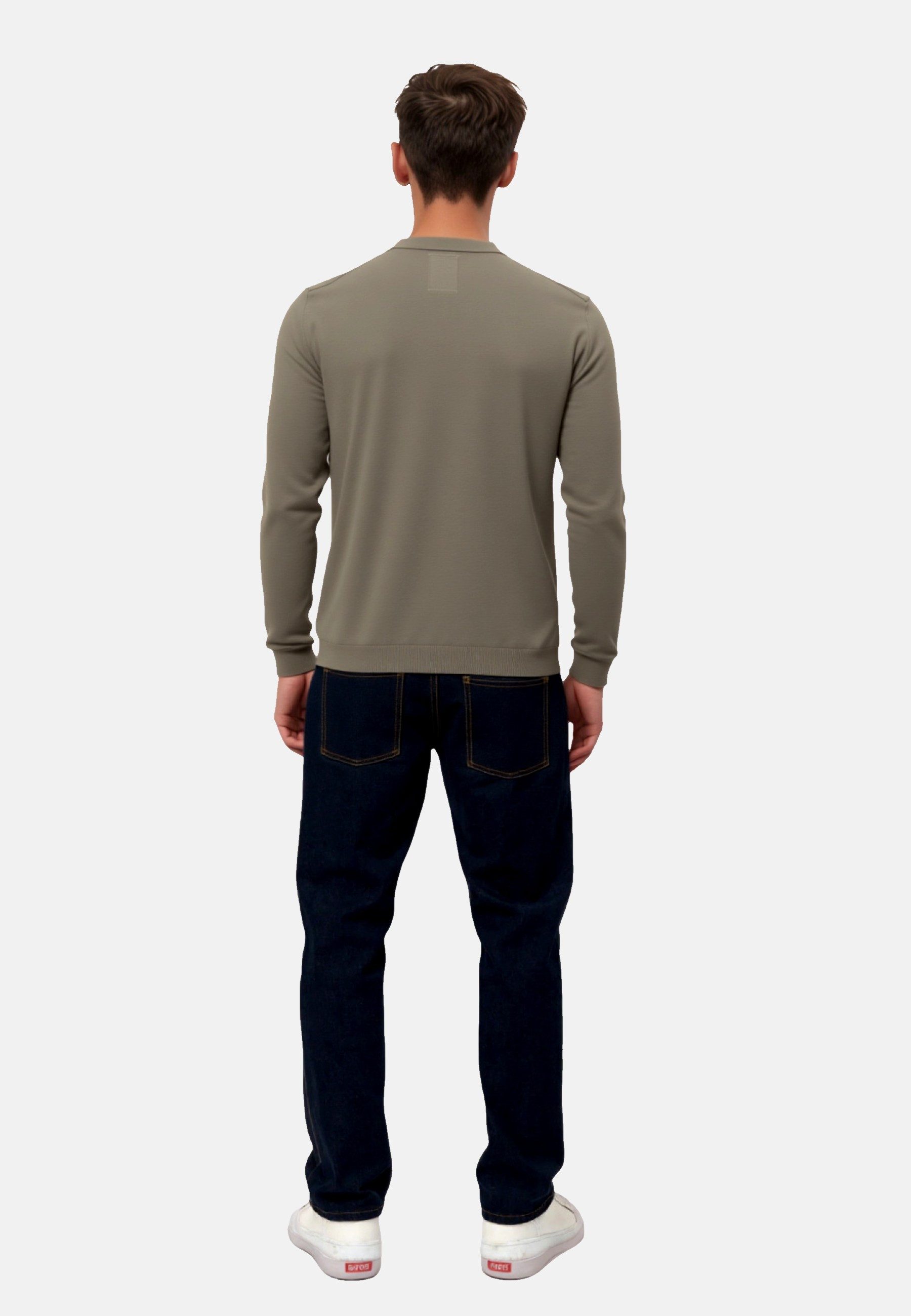 Key Largo Poloshirt Poloshirt KLPISA Langarmshirt mit Polokragen (1-tlg., 1)