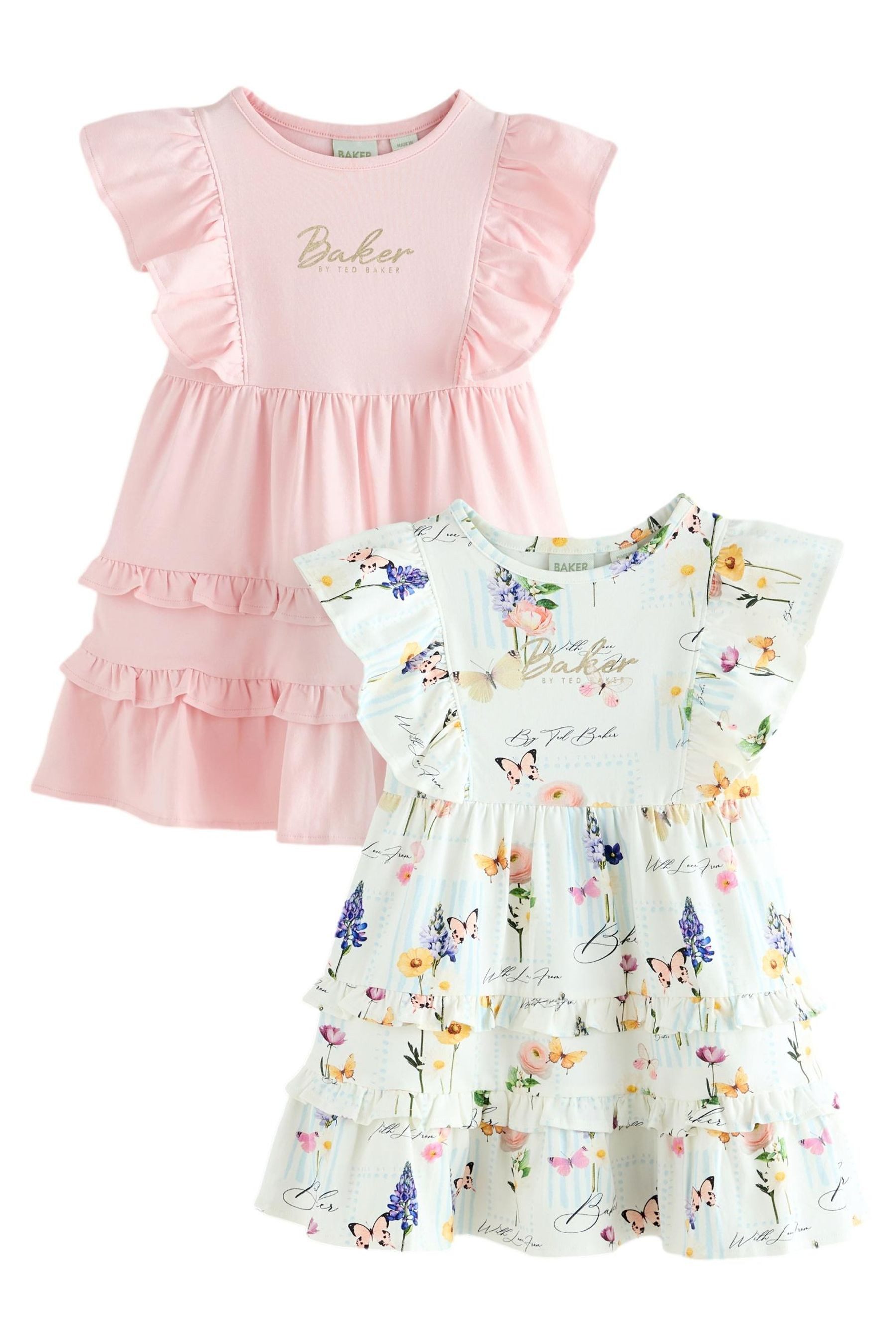 Baker by Ted Baker Strickkleid Baker by Ted Baker Kleider mit Rüschen, 2er-Pack (2-tlg)