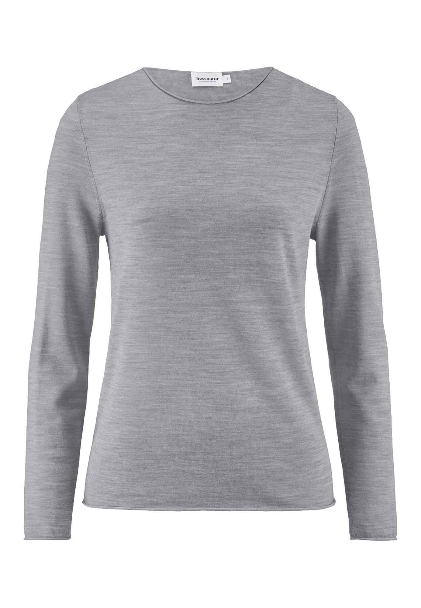 Hessnatur Strickpullover Regular aus reiner Bio-Merinowolle (1-tlg)