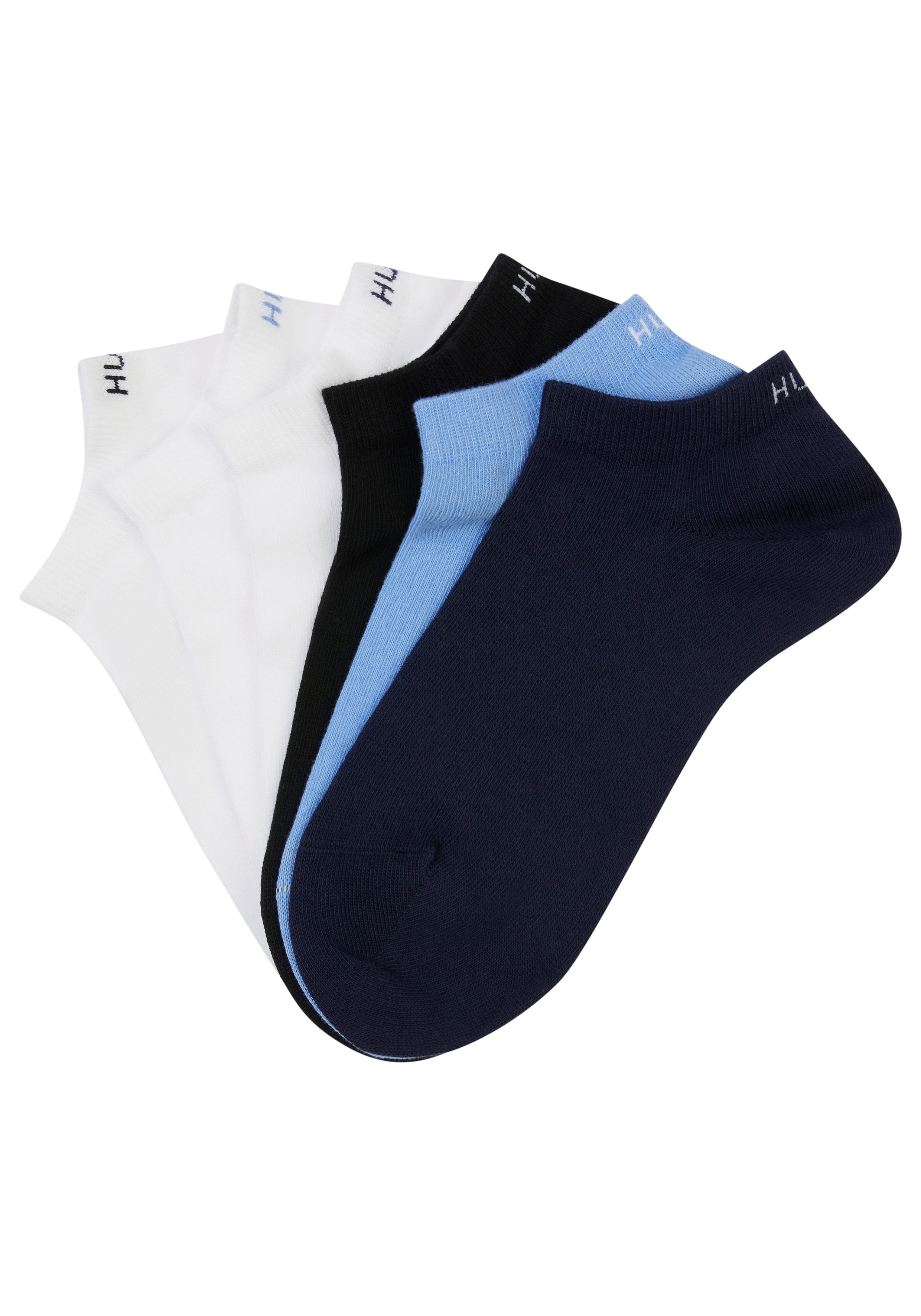 HUGO Sneakersocken Socken 6P AS UNI CC W 10 (6-Paar) mit Markenschriftzug a günstig online kaufen