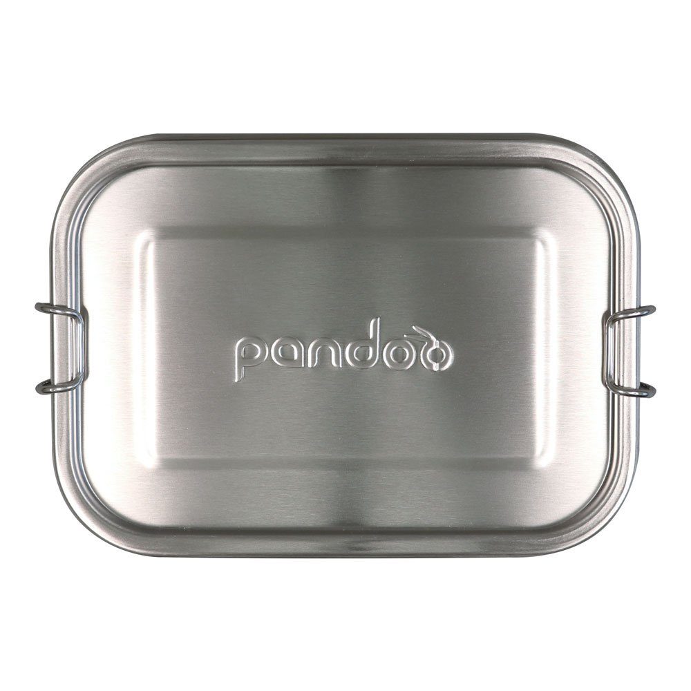 pandoo Lunchbox Lunchbox aus Edelstahl mit variablem Trennsteg