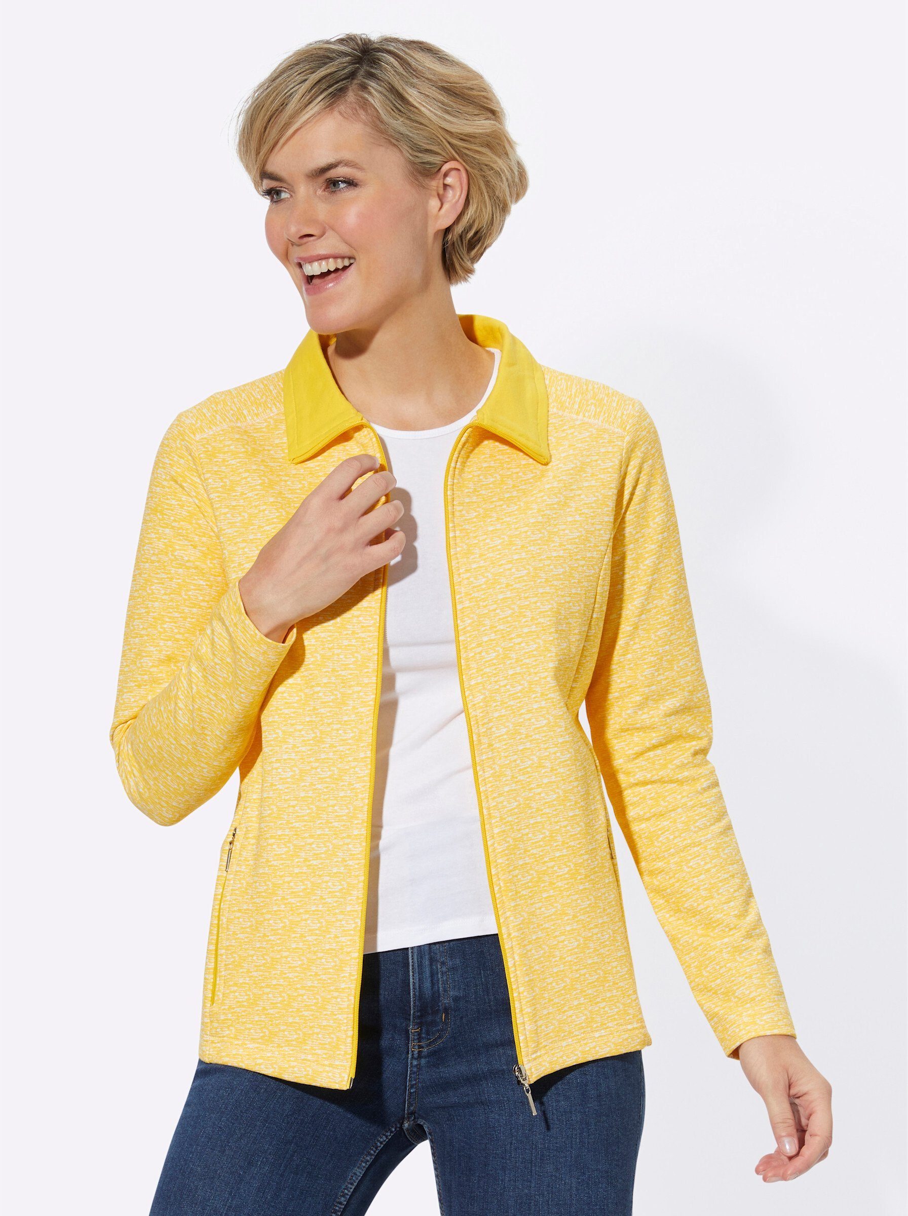 Witt Shirtjacke Sweatjacke Langarm