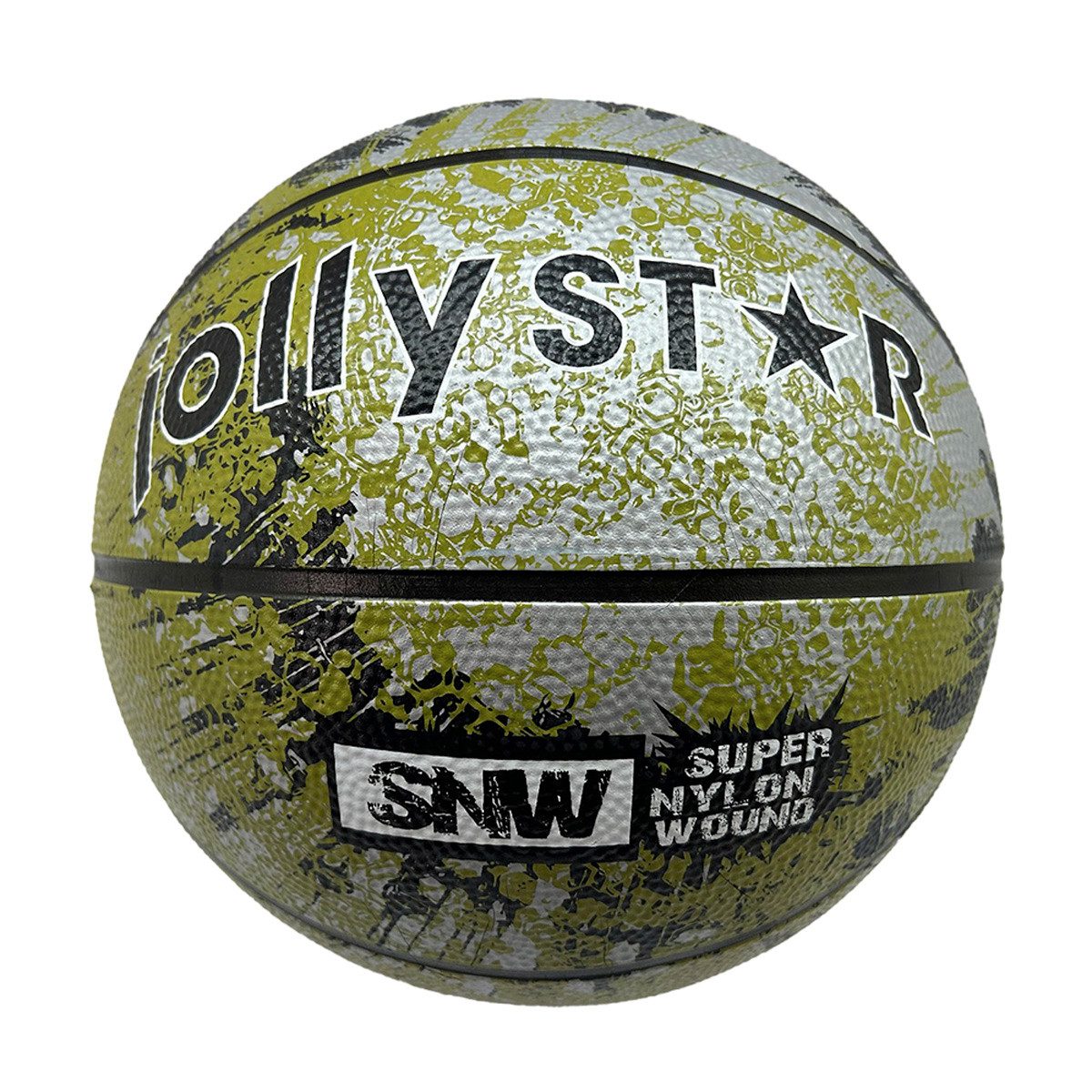Jollystar Basketball Basketball Größe 7 für Outdoor und Indoor – Gummiball 620g