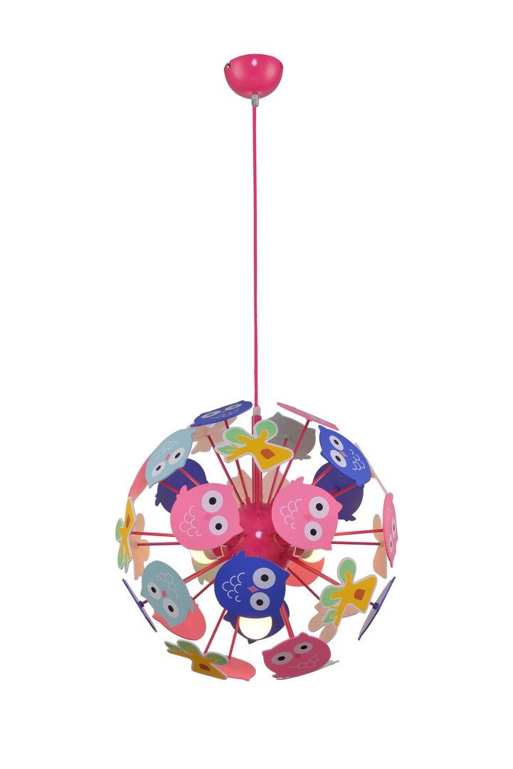 Rabalux Nachtlicht "Birdy" 3-flammig, Metall, Kugel, E14, ø420mm