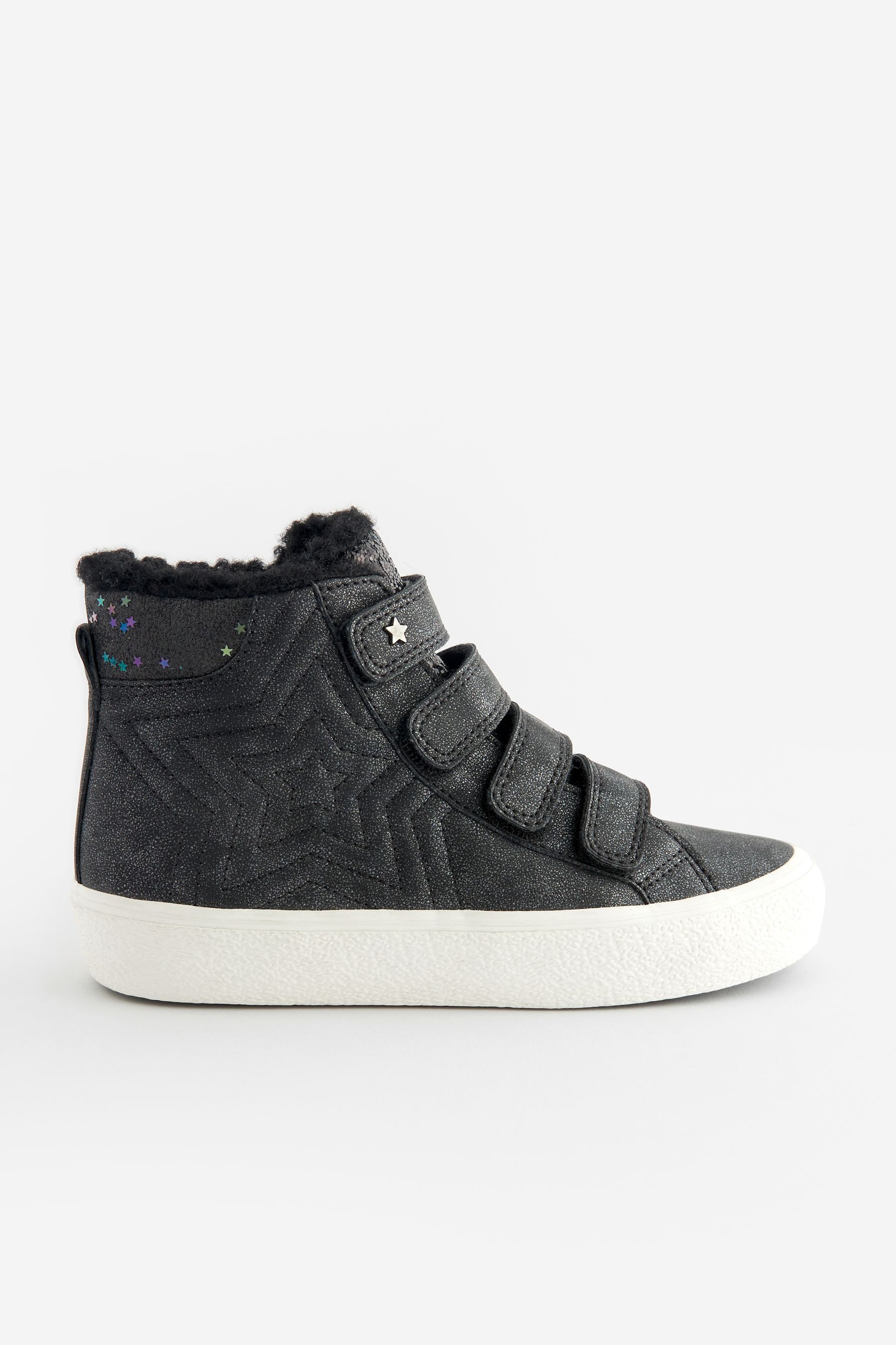 4 V Hi-Top-Sneaker, weite Passform Sneaker