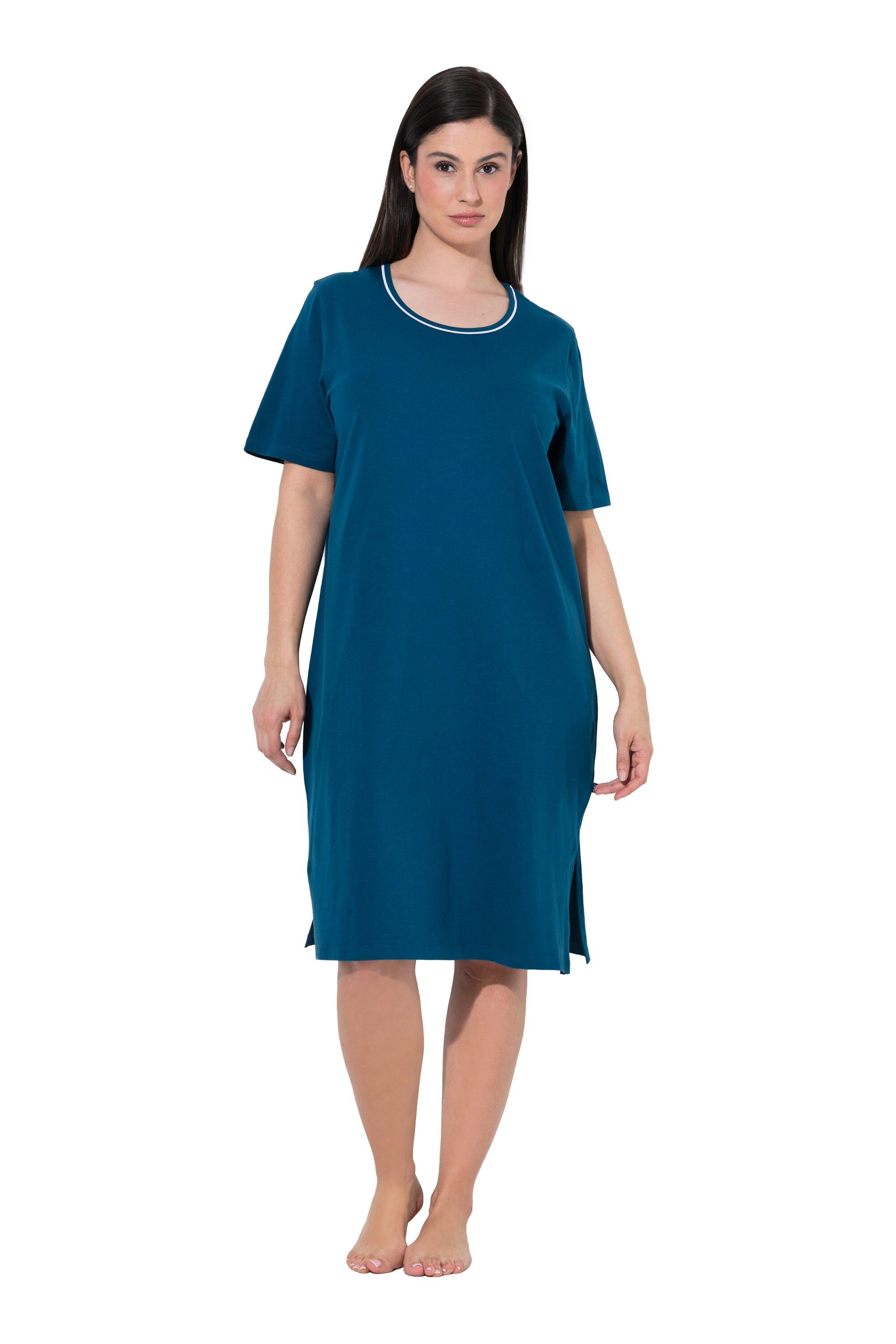 Ulla Popken Bigshirt Bigshirts 2er-Pack Rundhals/V-Ausschnitt Halbarm Bestseller – Bild 2 von 4