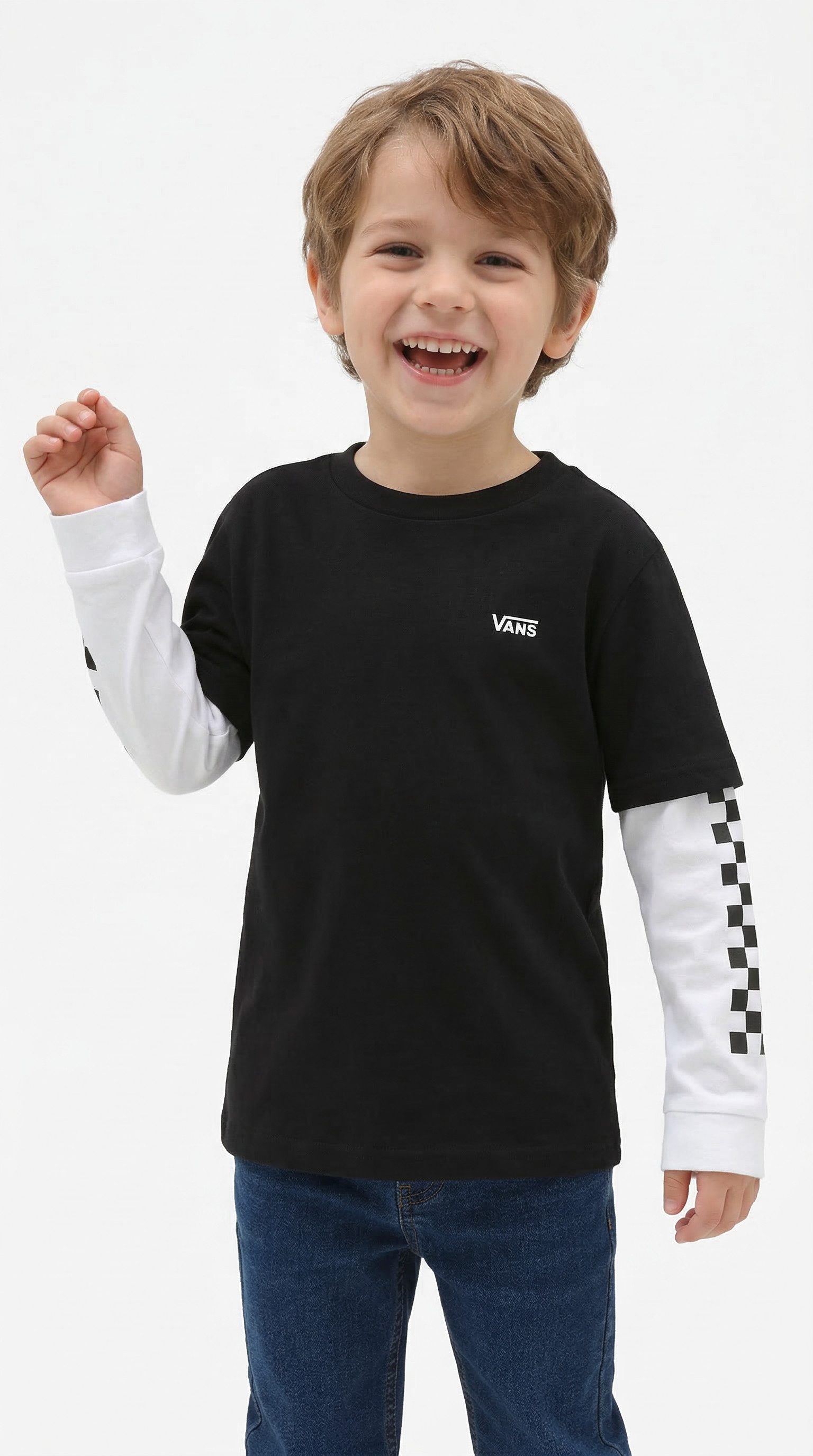 Vans Langarmshirt LONG CHECK TWOFER Langarm, für sportliche Aktivitäten, sportlicher Stil