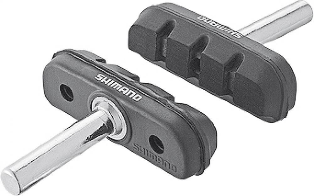 Shimano Bremsschuh SHIMANO 10 Paar Bremsschuh M65T für BR-CT91 ? Cartridge-Beläge für Alu