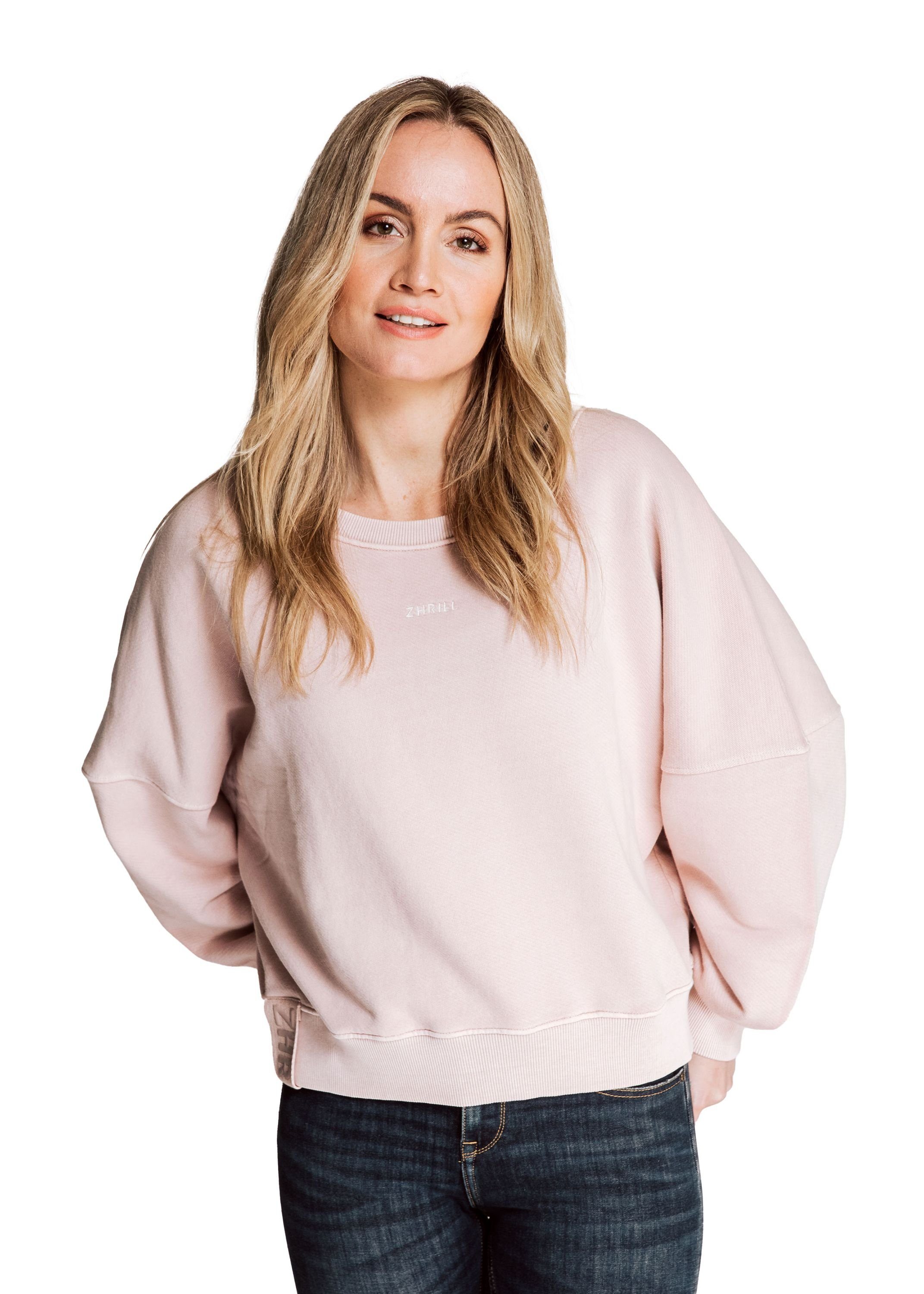 LUANA Pullover Sweatshirt (0-tlg) Zhrill Rose