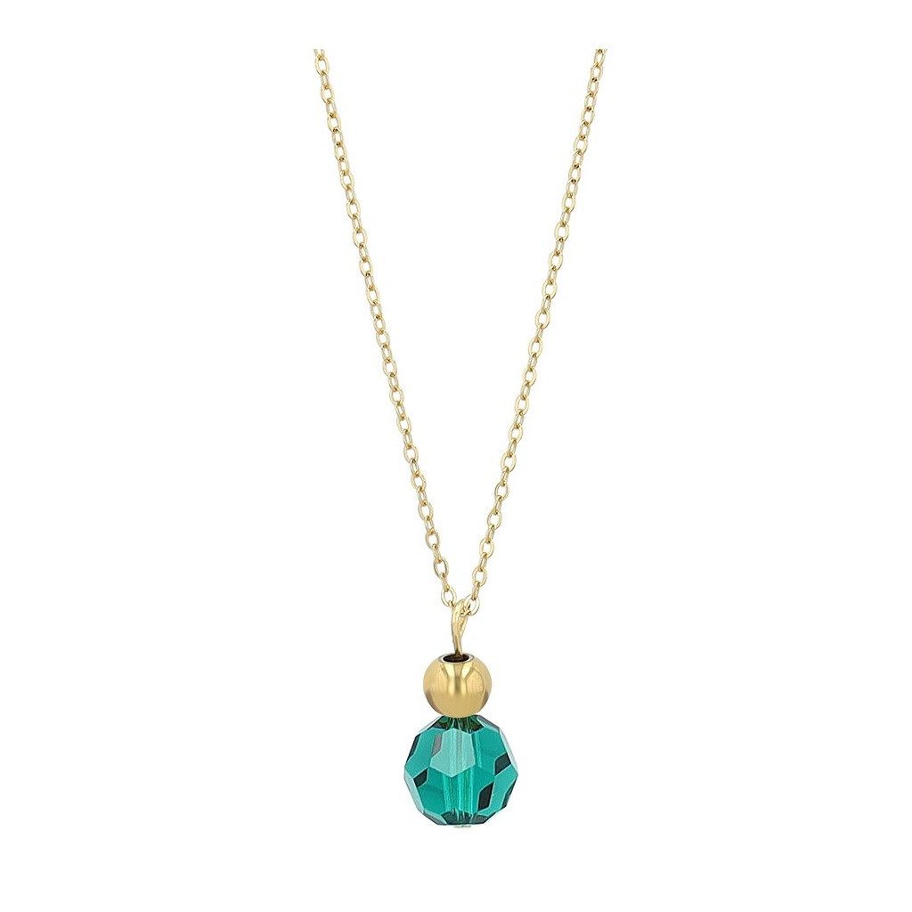 Kette mit Anhänger goldfarbig