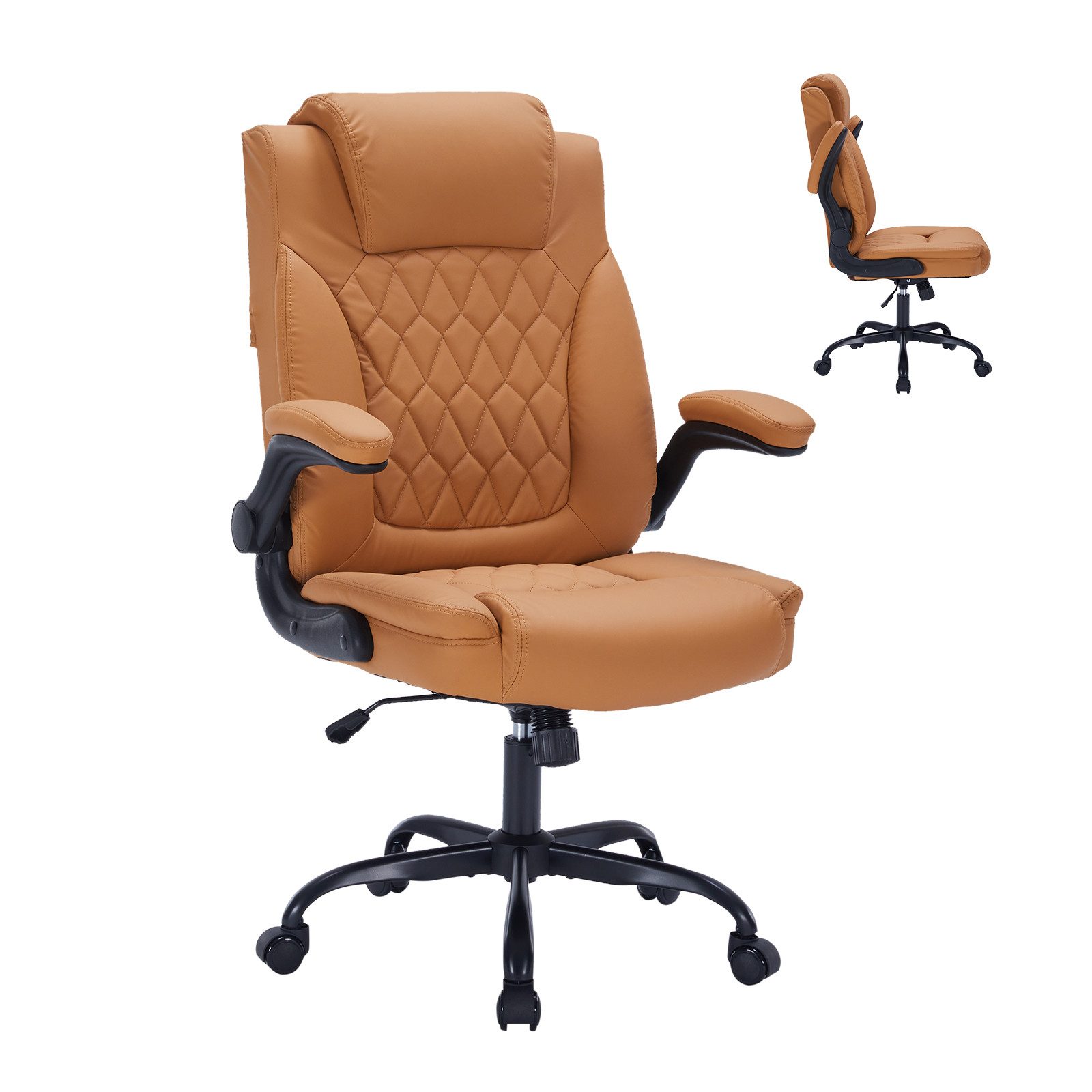 GarveeMore Chefsessel Ergonomischer Bürostuhl Schreibtischstuhl bis 160 kg