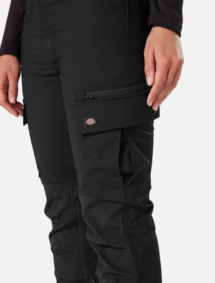 Temp Dickies Arbeitsbundhose Damen Schwarz Arbeitshose Dickies IQ365