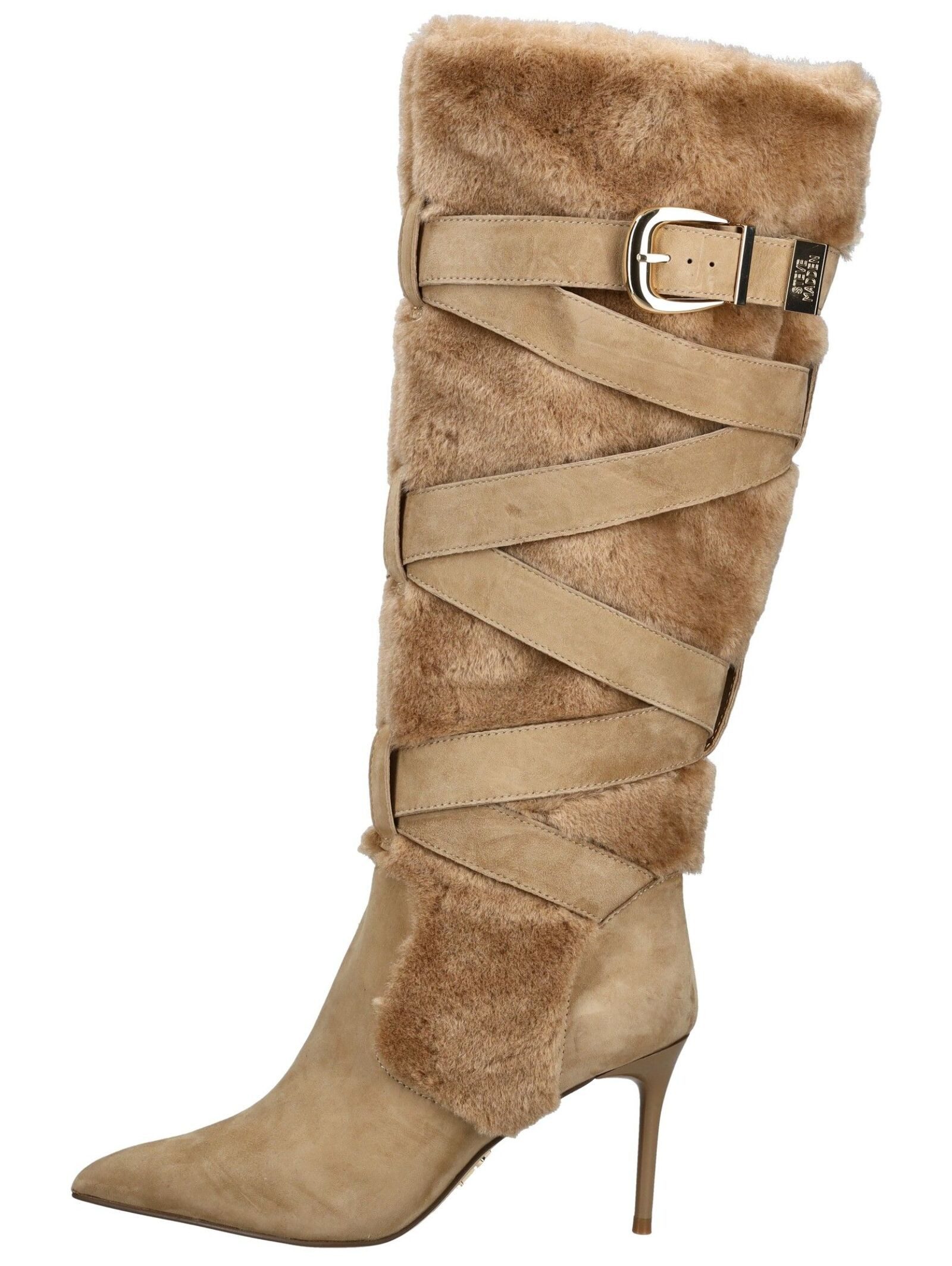 STEVE MADDEN STEVE MADDEN Stiefel Leder/Textil High-Heel-Stiefel günstig online kaufen