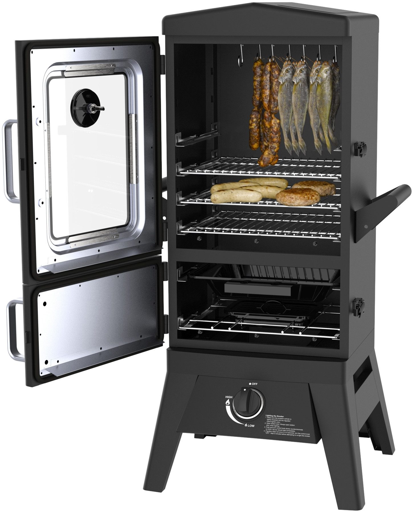 El Fuego Gasgrill Portland W2, 3,5 kW, mit Piezozündung