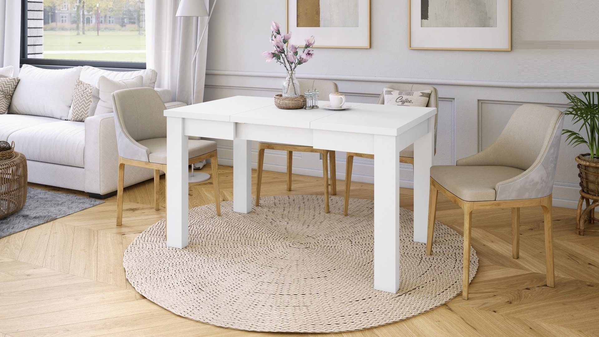 designimpex Esstisch Design Fonte Tisch ausziehbar günstig online kaufen