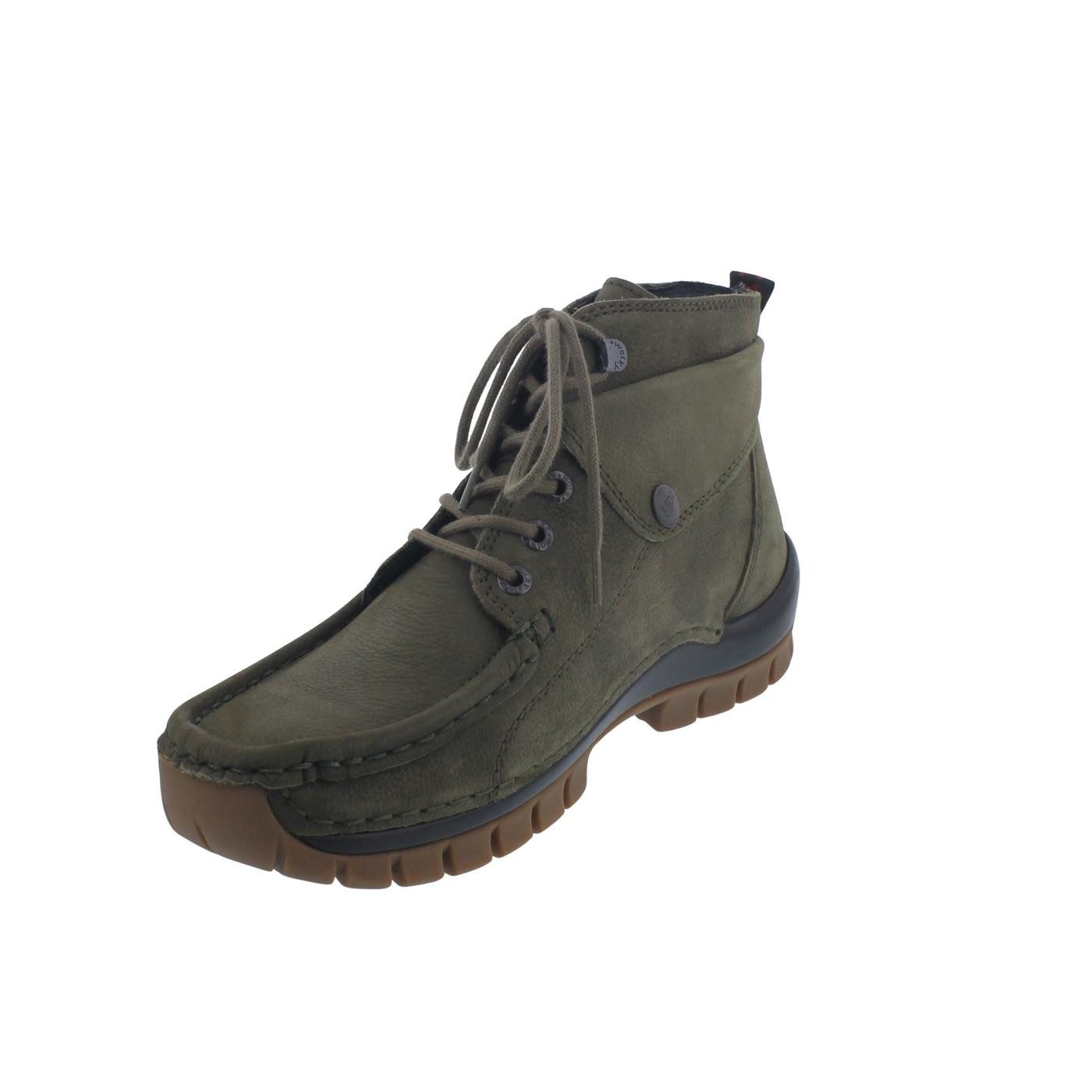 WOLKY Wolky Jump Winter Bootie, Antique nubuck, Pesto Green, 0472511-709 Schnürstiefel