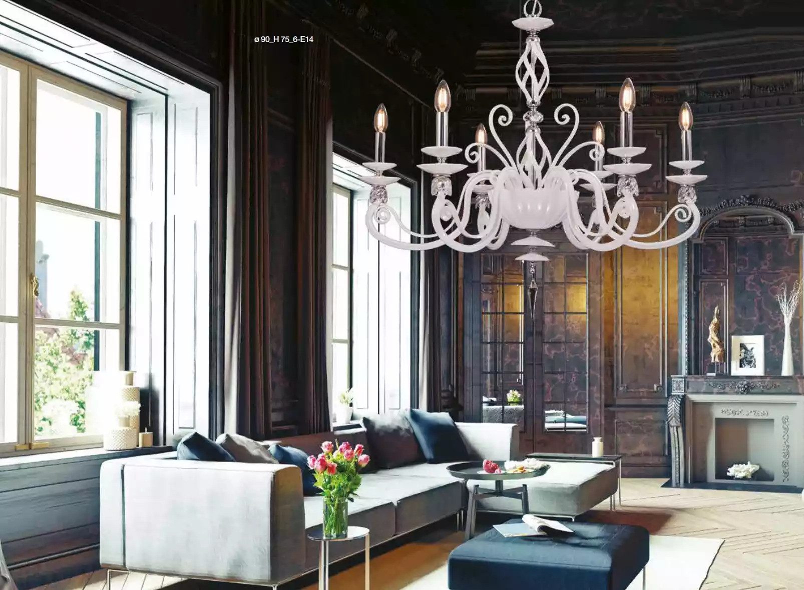 Xlmoebel Люстры Люстры aus weißem Glas im antiken Stil, Hergestellt in Europa