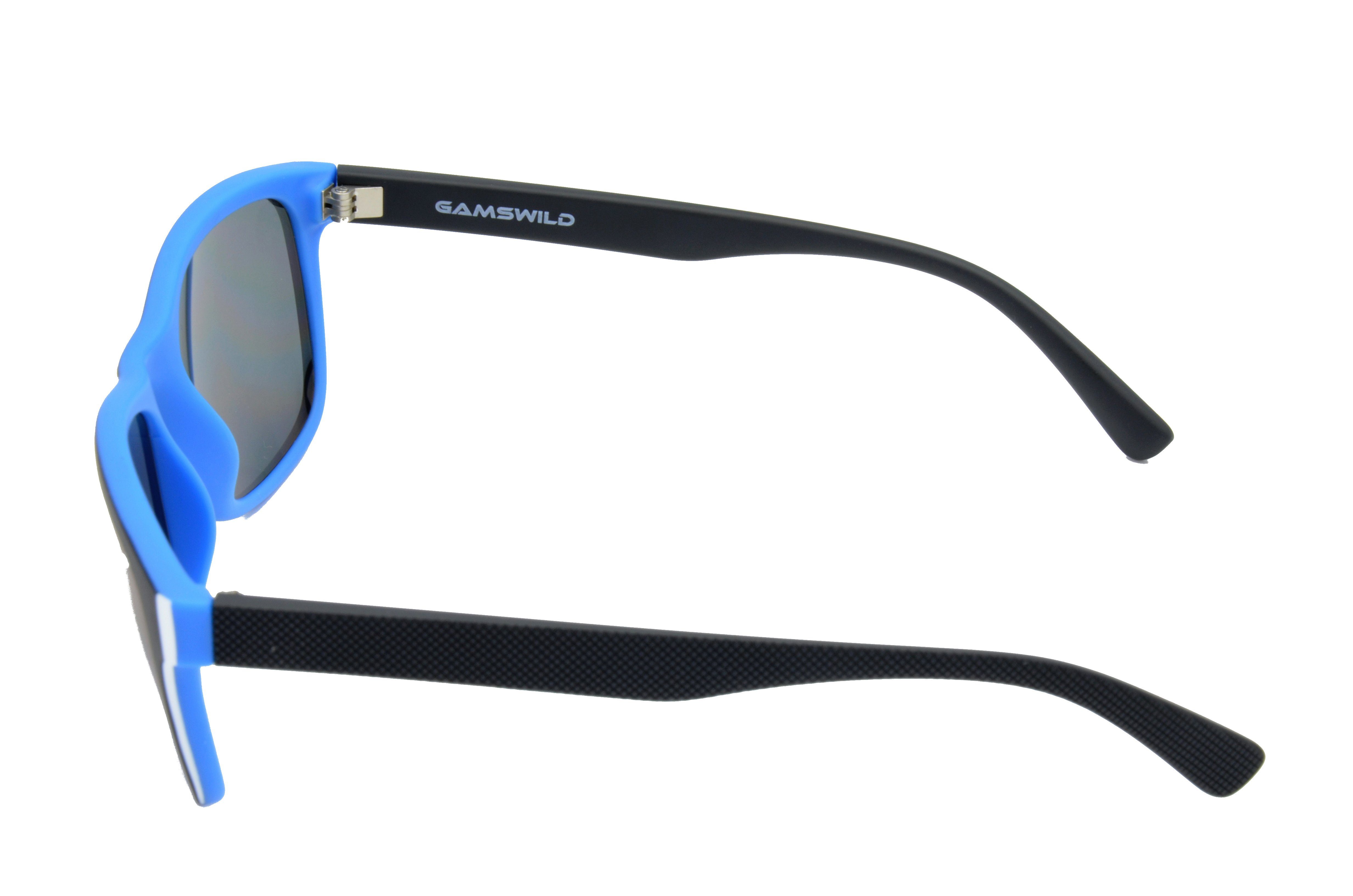 Gamswild Sonnenbrille UV400 GAMSSTYLE Modebrille Metallschaniere Damen Modell WM7428 in blau, beige, schwarz-G15