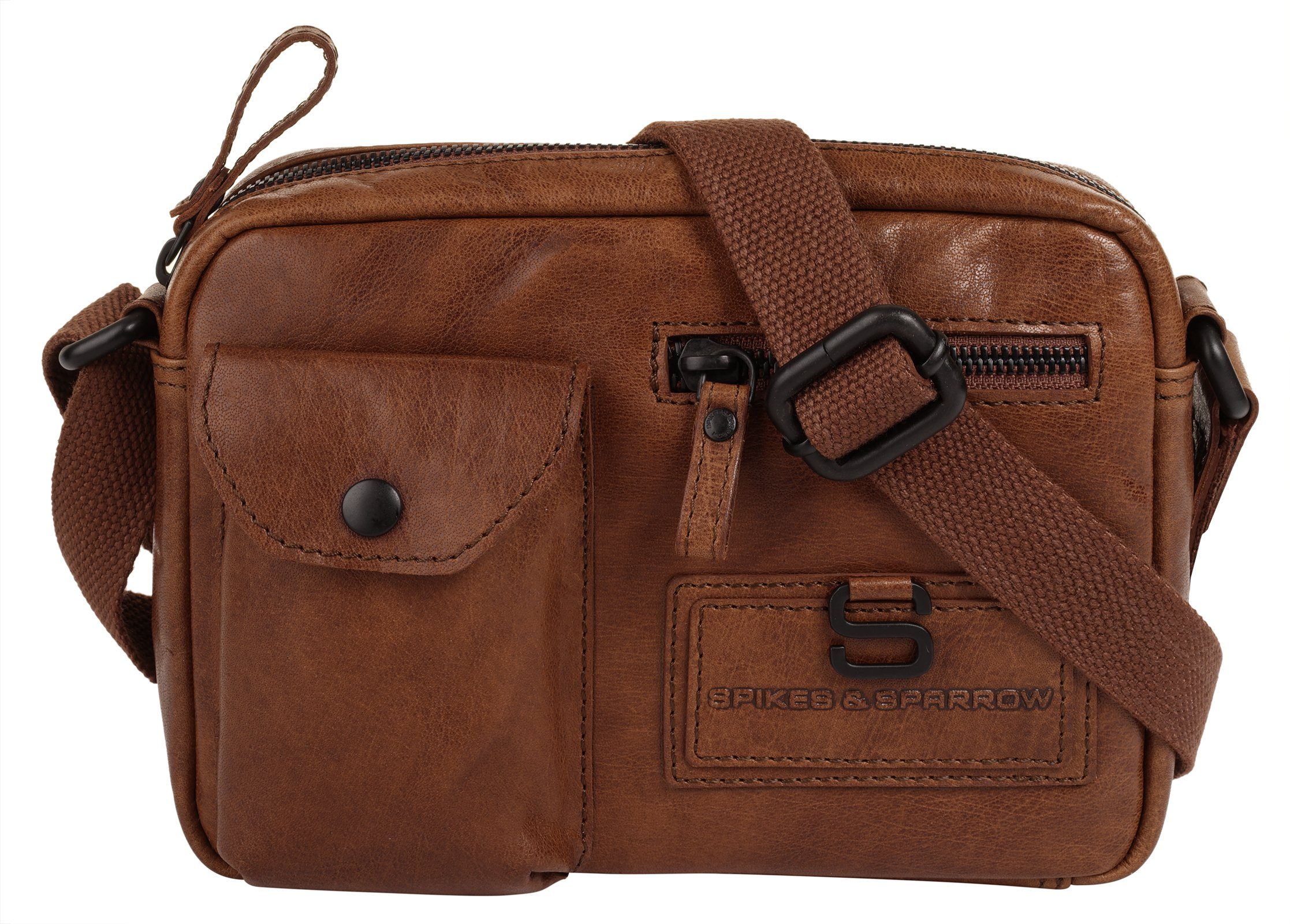 Spikes & Sparrow Umhängetasche CROSS BODY, echt Leder