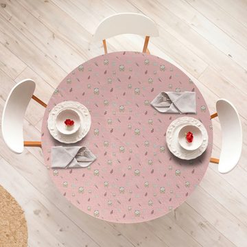 Abakuhaus Tischdecke Rundum-elastische Stofftischdecke, Hamster Kleine Meerschweinchen Motive