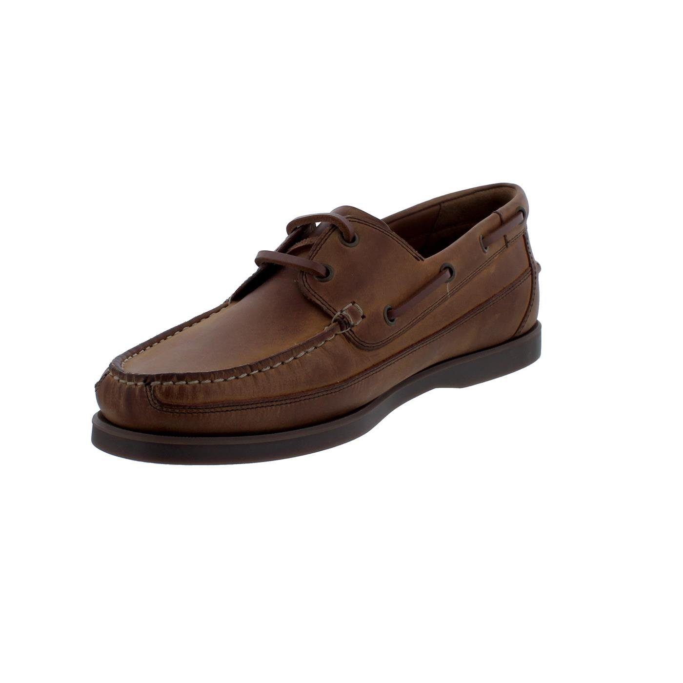 Mephisto Mephisto Boating Bootsschuh, Glattleder, Tobacco, Spinnaker-Kollektion Bootsschuh