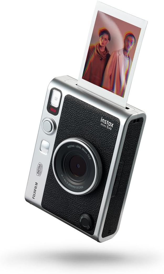 100% Fujifilm Sofortbildkamera Instax Wide Evo, digital, 5 MP, Bluetooth Sofortbildkamera