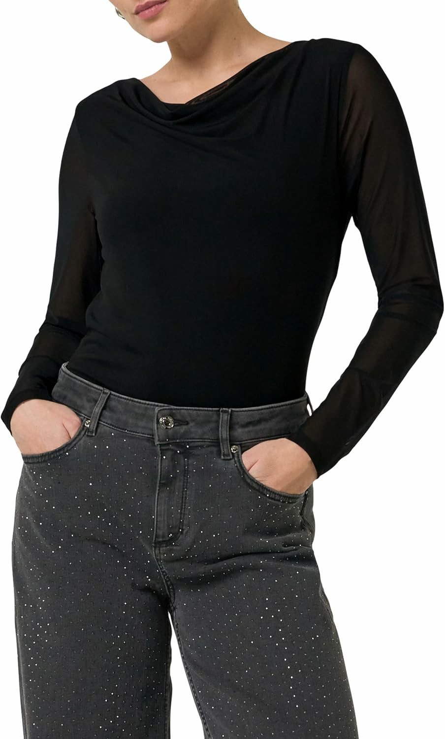 comma Langarmshirt Langarmshirt für Damen (1-tlg., keine Angabe)