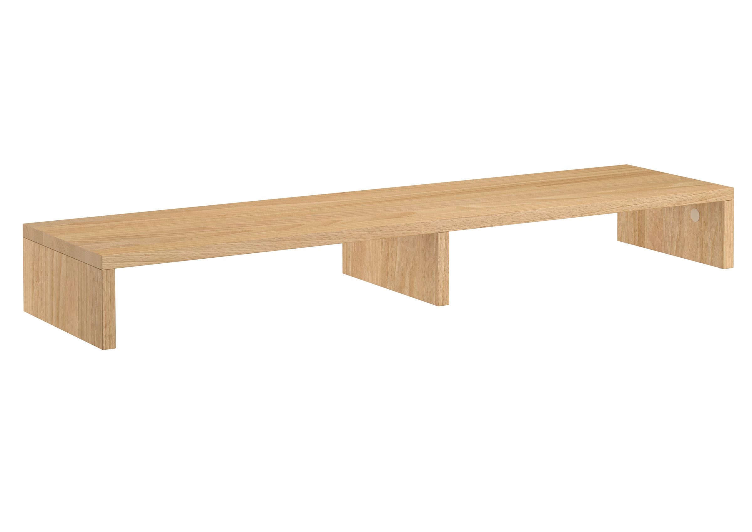 ERST-HOLZ Wandregal Tischaufsatz TV-Erhöhung Monitorständer Buche günstig online kaufen